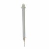 Vestil White Plastic Barricade, Ground Stake, Plastic, 45 H, 2.5 L, 2.5 W, White PCB-W-G